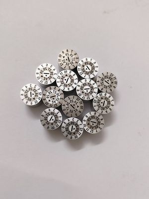 طوابع التاريخ ذات 3 مستويات حسب الحجم - SUS420 من الفولاذ المقاوم للصدأ