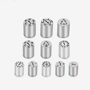 طوابع التاريخ القياسية لـ DME | إدخالات تاريخ القالب القابلة للاستبدال ودبابيس معلمة