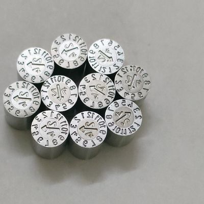 إدخالات التاريخ من نوع OPITZ - طوابع قالب قابلة للتعديل من الفولاذ المقاوم للصدأ SUS420