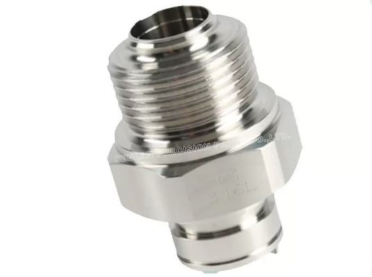 AISI 304/316 Stainless Steel CNC Machined Parts ∙ $\pm$0.005mm Precision Turning أجزاء معدنية من الفولاذ المقاوم للصدأ