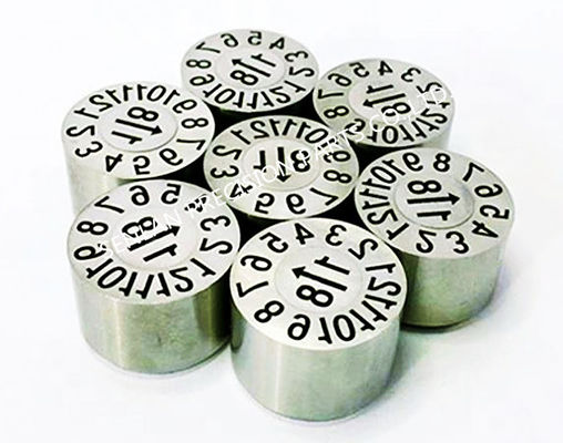 DEM Standard SUS420 مادة قالب حقن البلاستيك مكون تاريخ وضع علامة إدراج ختم التاريخ